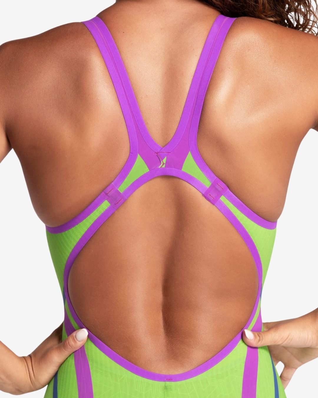 Costume Da Gara Arena Powerskin Primo OpenBack Emerald Boa