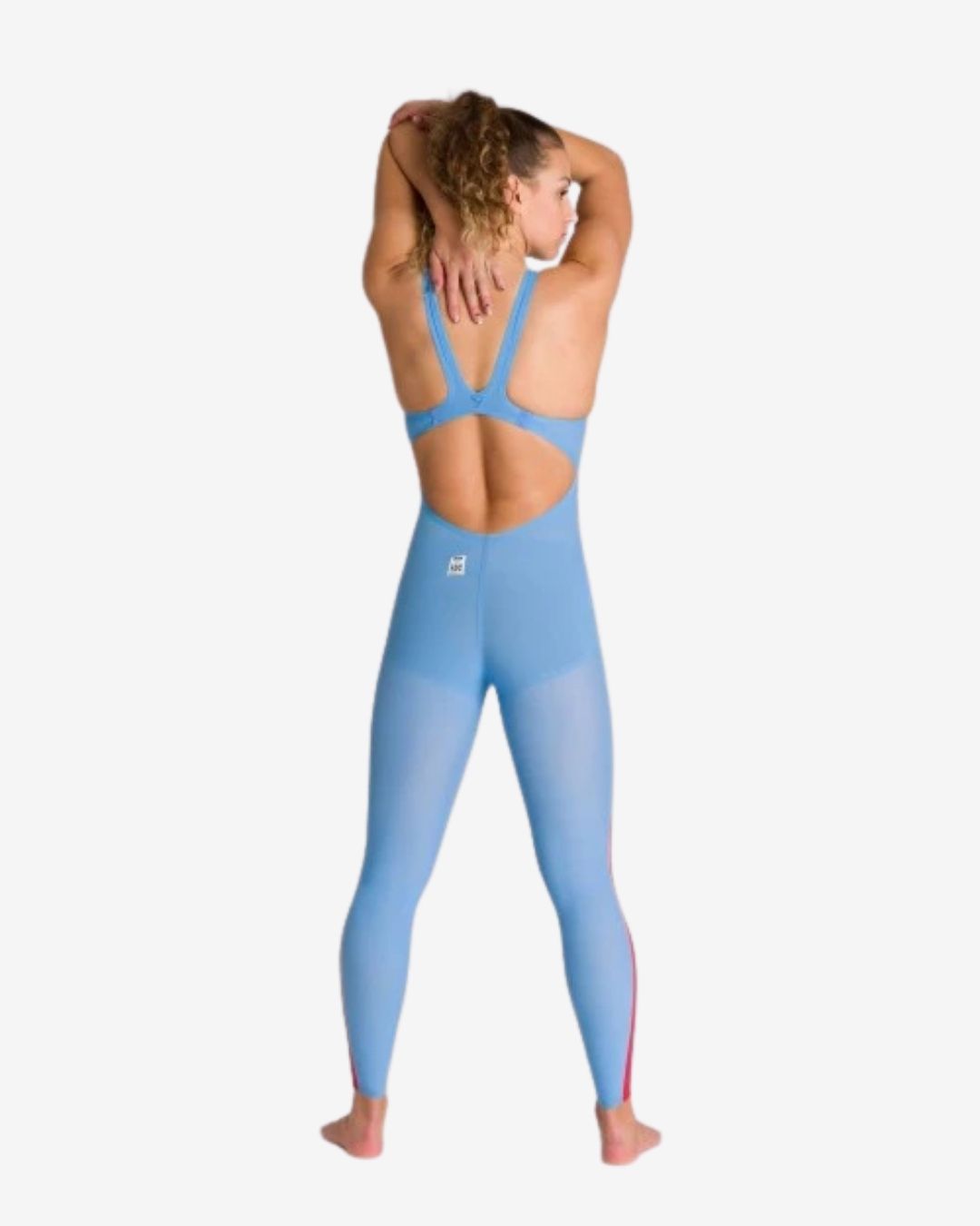 Costume Da Gara Arena Powerskin R-EVO+ Open Water Donna OpenBack Ocean Blue