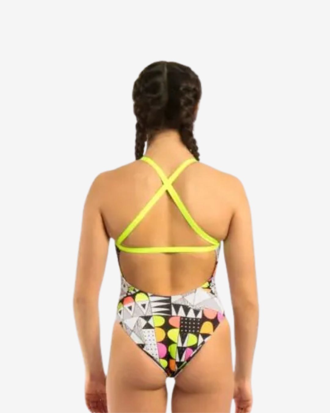 Costume Donna Bordato mod. Geo Fluo