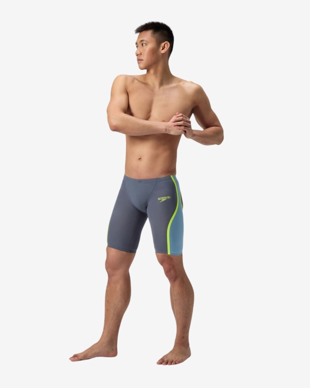 Costume Da Gara Speedo Fastskin LZR Pure Intent 2.0 Uomo Jammer Grey/Blue/Yellow
