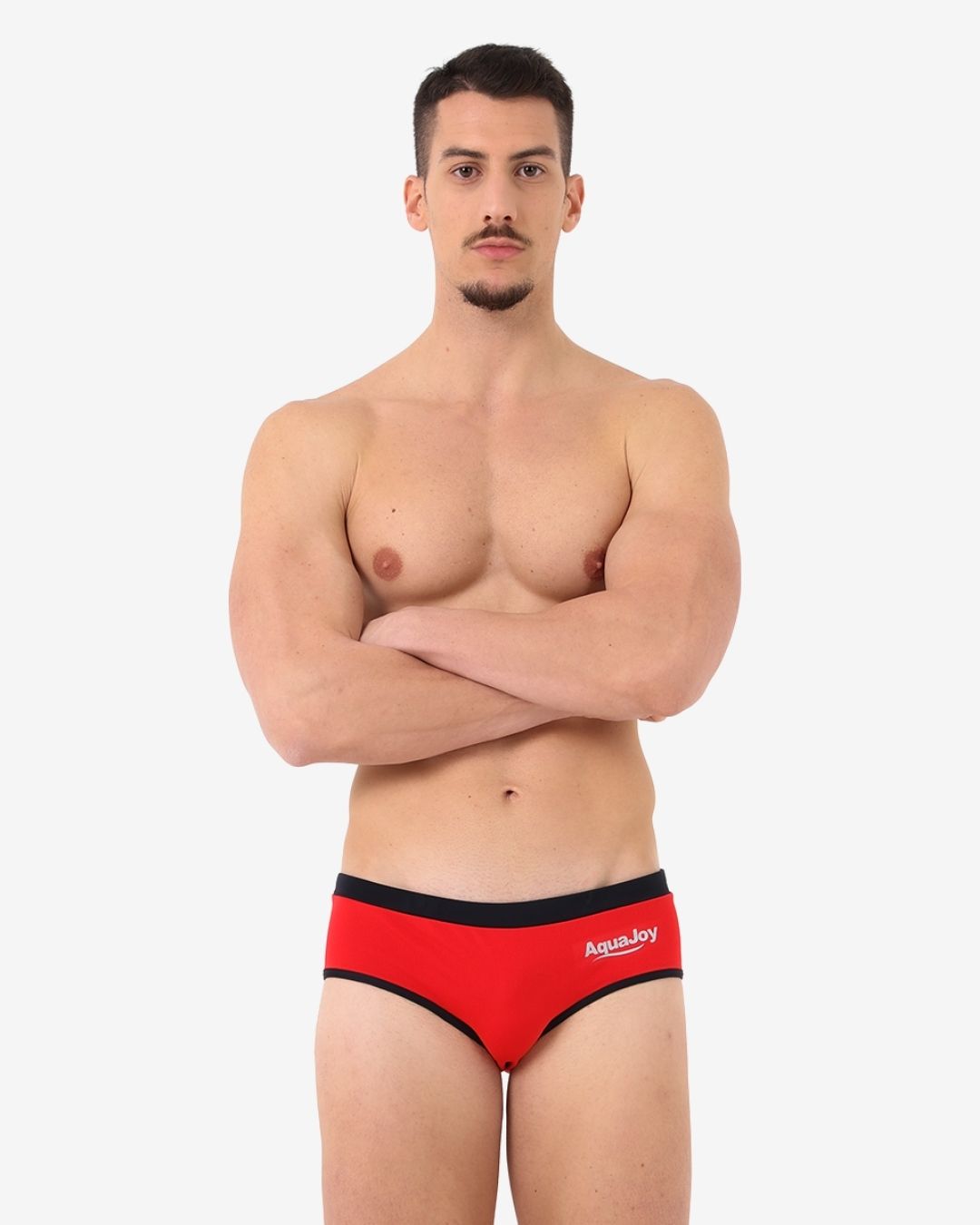 Costume Uomo Slip mod. Rosso/Nero
