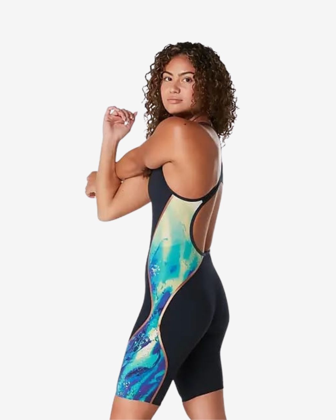 Costume Da Gara Donna Speedo Fastskin LZR Pure Intent OpenBack Blu