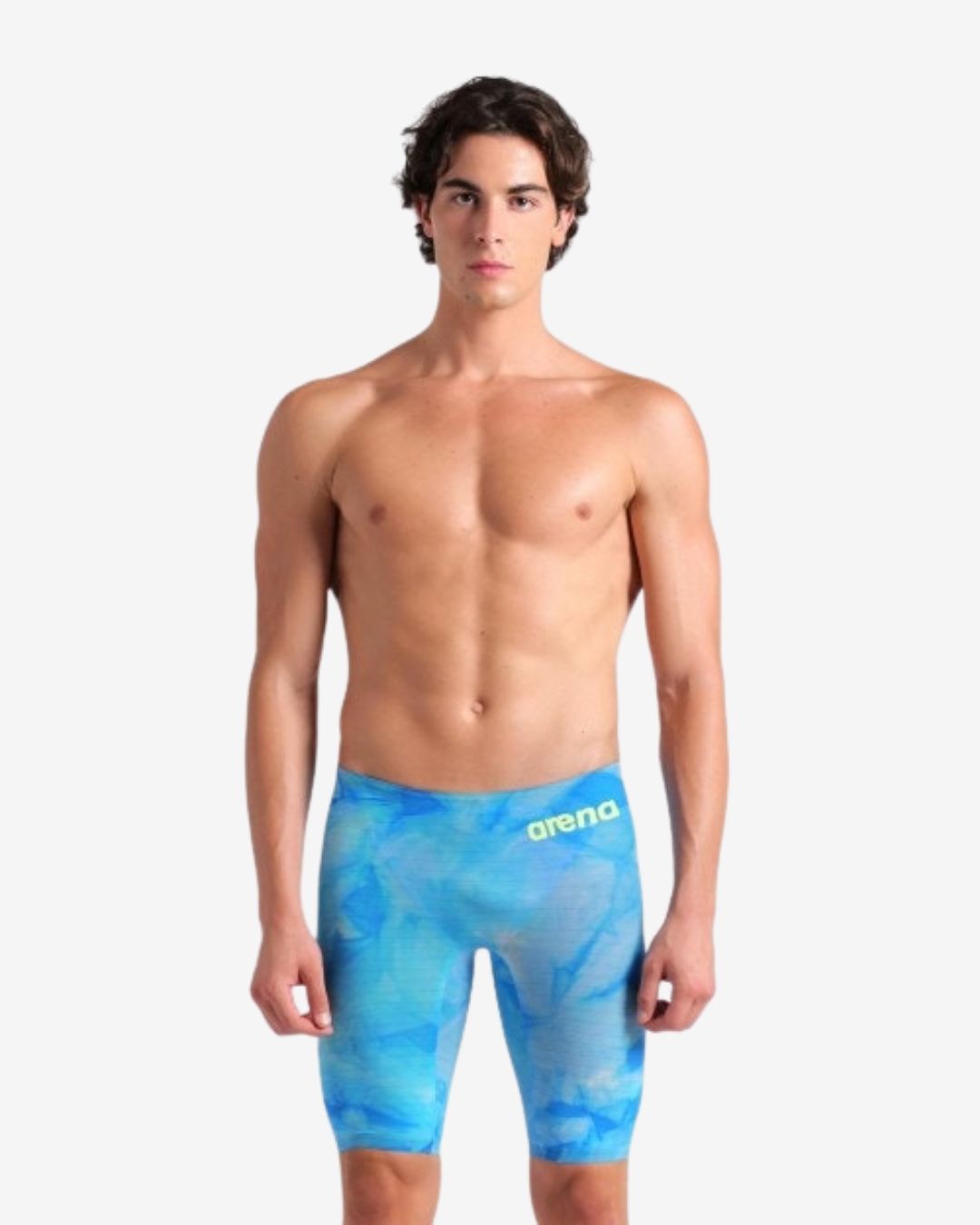 Costume Da Gara Arena Powerskin Carbon Air 2 Tie-Dye Jammer Uomo Cobalt