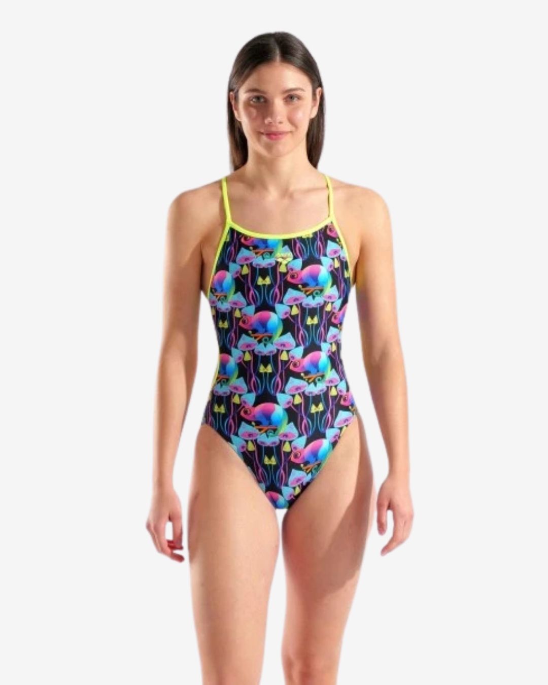Costume Donna Lace Back Arena Multi Chameleons