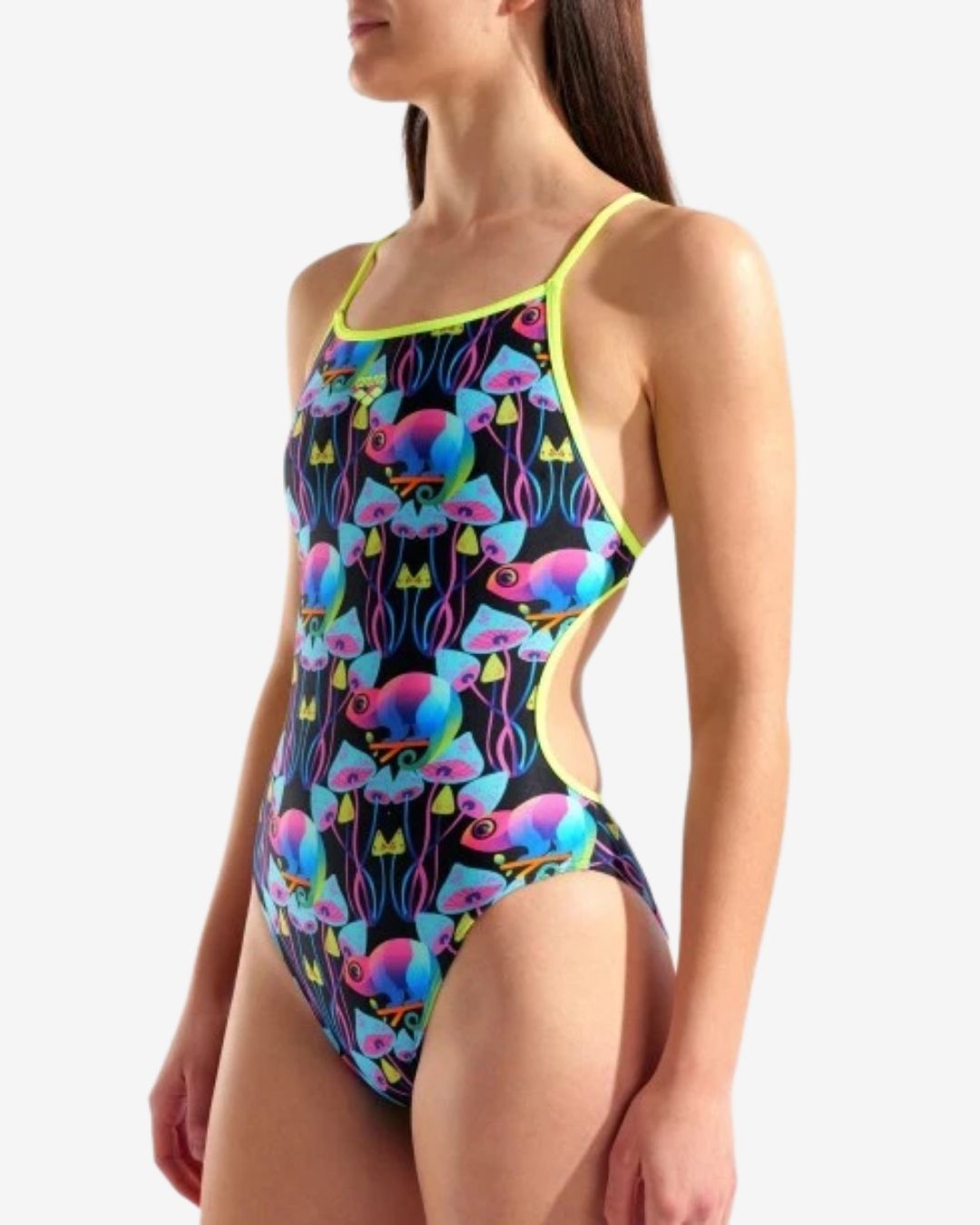 Costume Donna Lace Back Arena Multi Chameleons