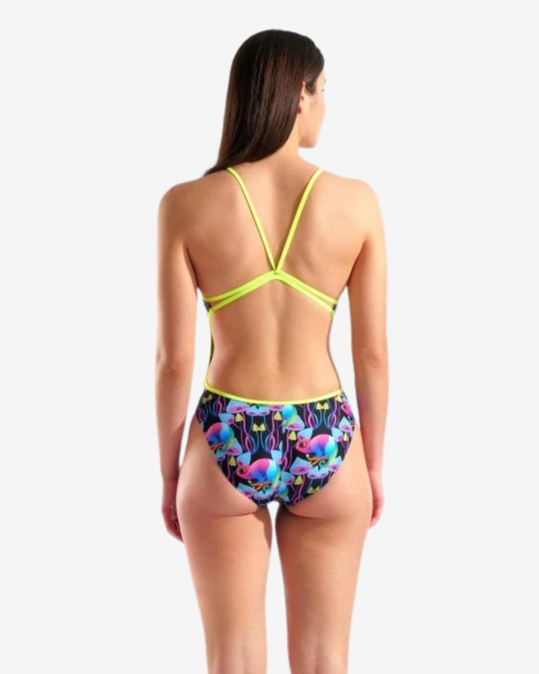 Costume Donna Lace Back Arena Multi Chameleons