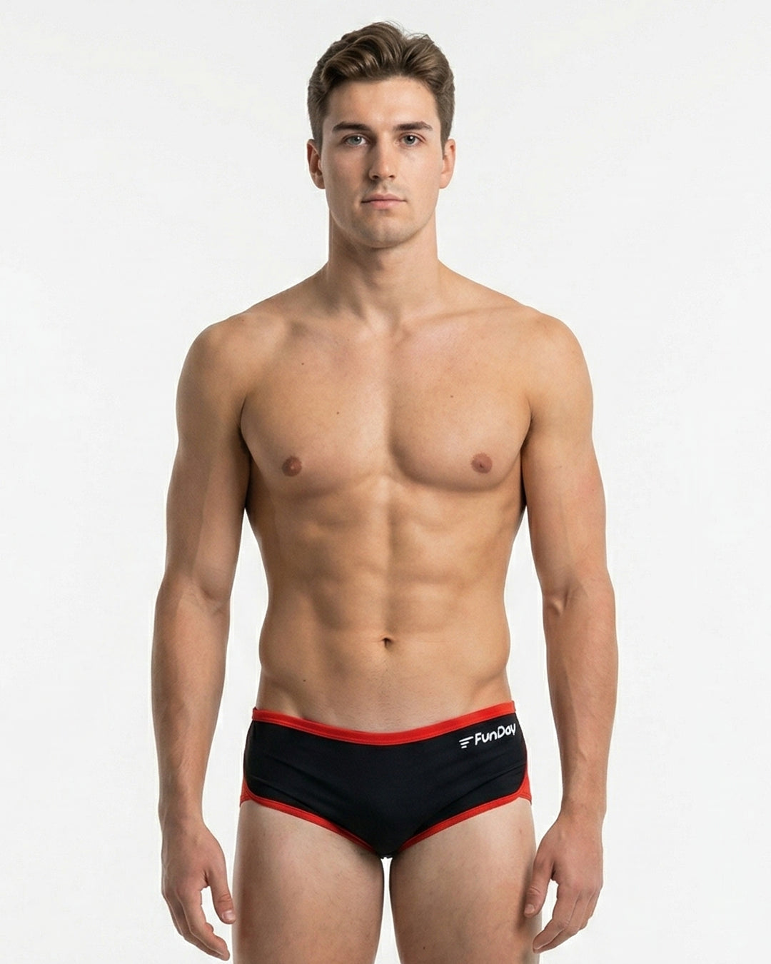 Costume Uomo Parigamba Funday Low Waist mod. Nero/Rosso