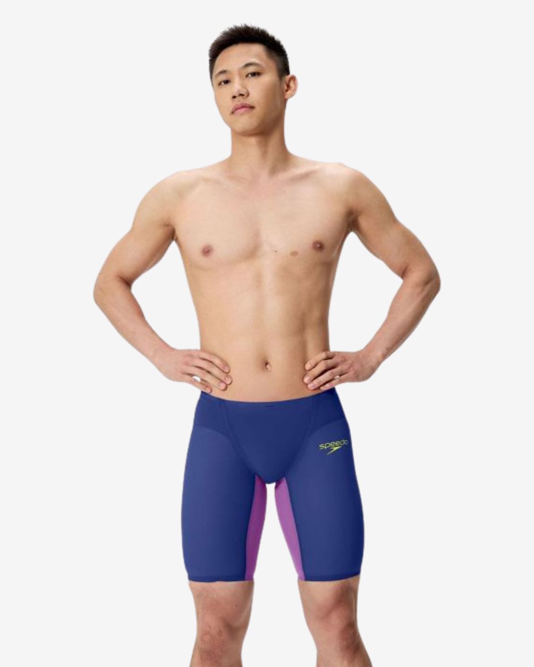 Costume Da Gara Uomo Speedo Fastskin LZR Pure Valor 2.0 Jammer Blue Navy/Purple