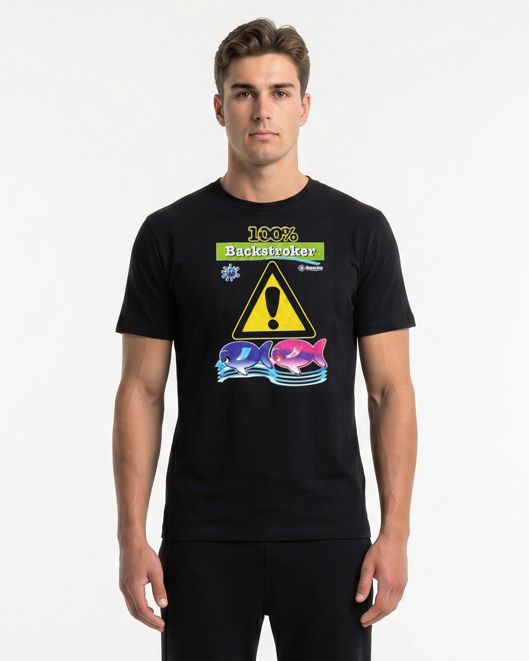 T-Shirt Aquajoy mod Backstroke Black