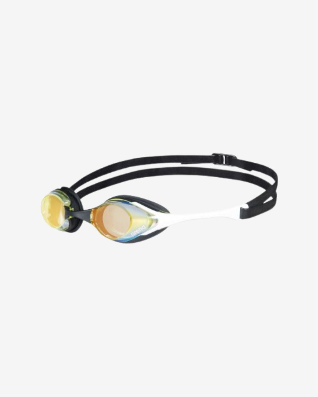 Occhialini Nuoto Specchiati Arena Cobra Original Swipe Mirror Yellow Copper White