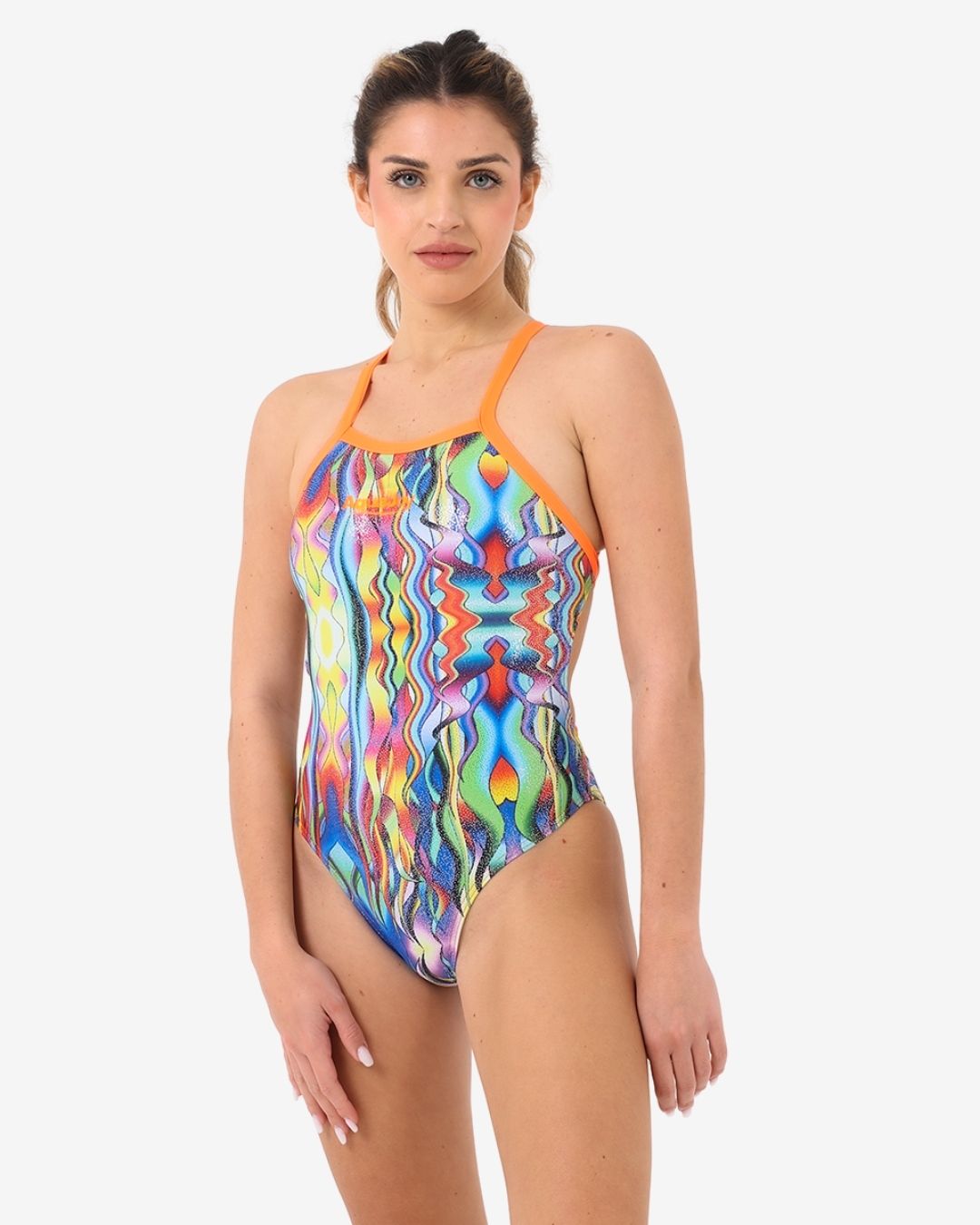 Costume Donna Nuoto Sincronizzato mod. Brillantinato Multicolor