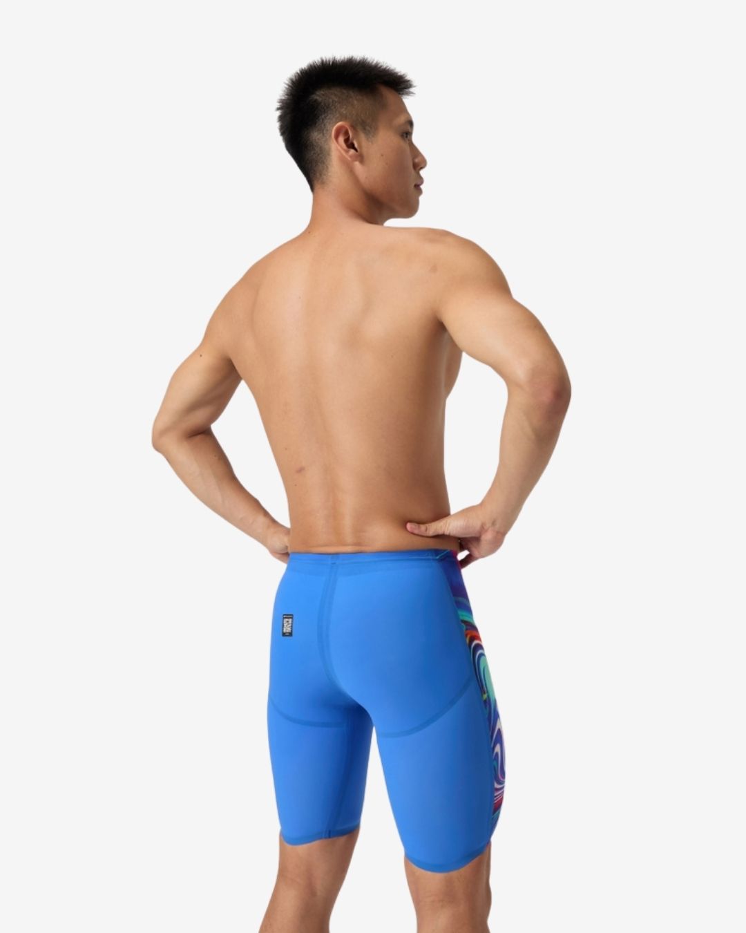 Costume Da Gara Speedo Fastskin LZR Pure Valor 2.0 Uomo Jammer Molten Blur/Cobalt Pop
