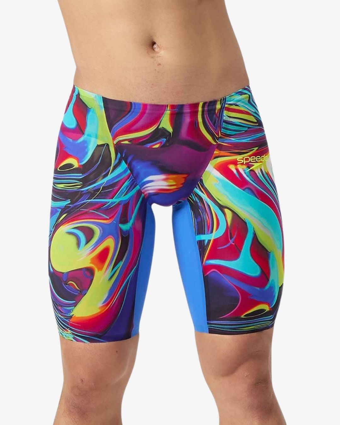 Costume Da Gara Speedo Fastskin LZR Pure Valor 2.0 Uomo Jammer Molten Blur/Cobalt Pop