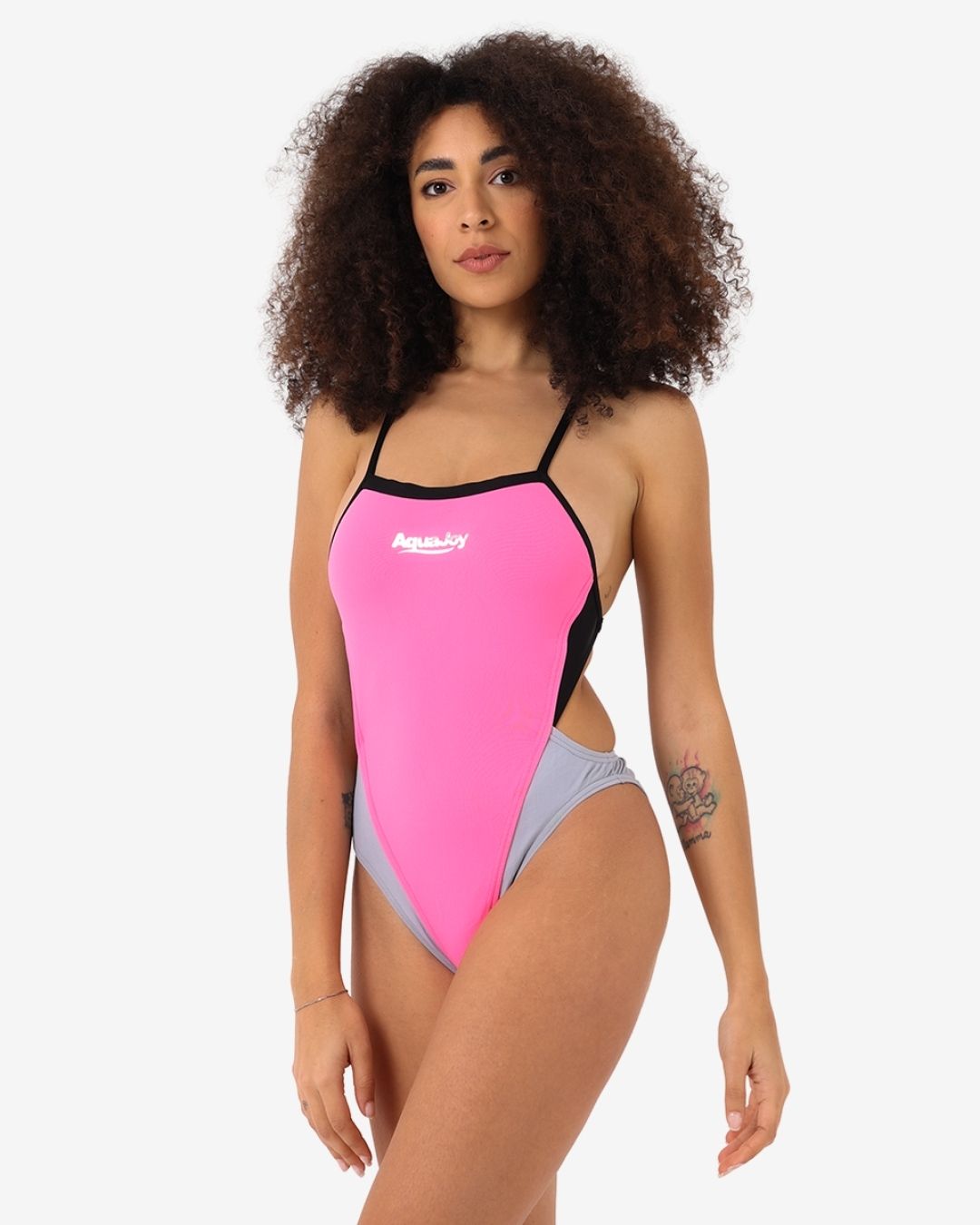 Costume Donna Bordato Bicolore Annodato mod. Fresh Chewingum/Mercurio