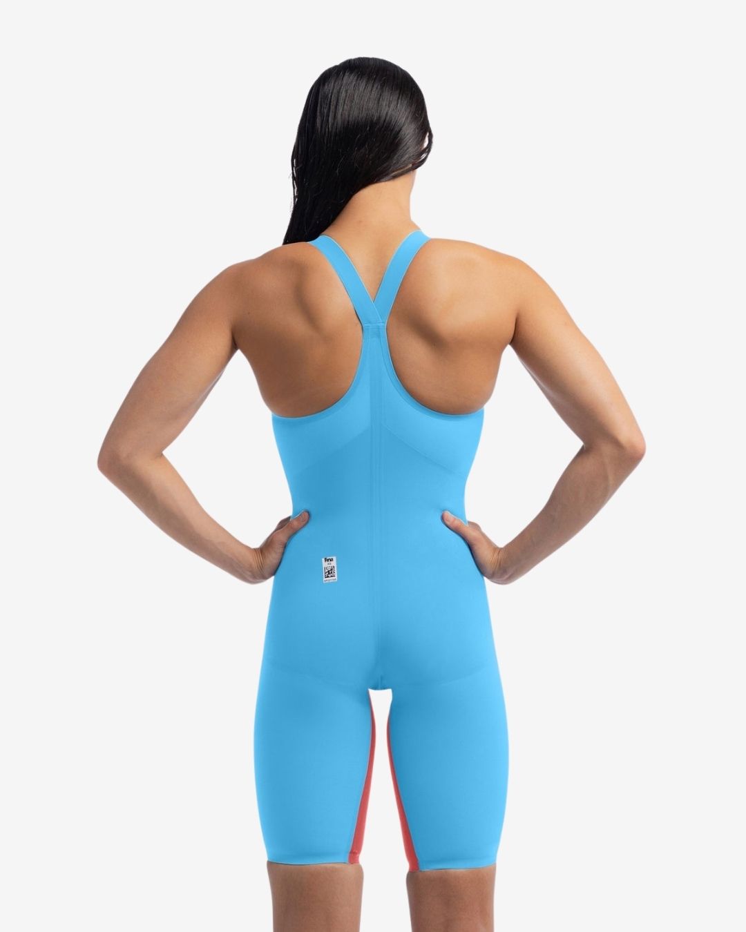 Costume Da Gara Donna Speedo Fastskin LZR Pure Valor 2.0 ClosedBack Picton Blue/Flame Red