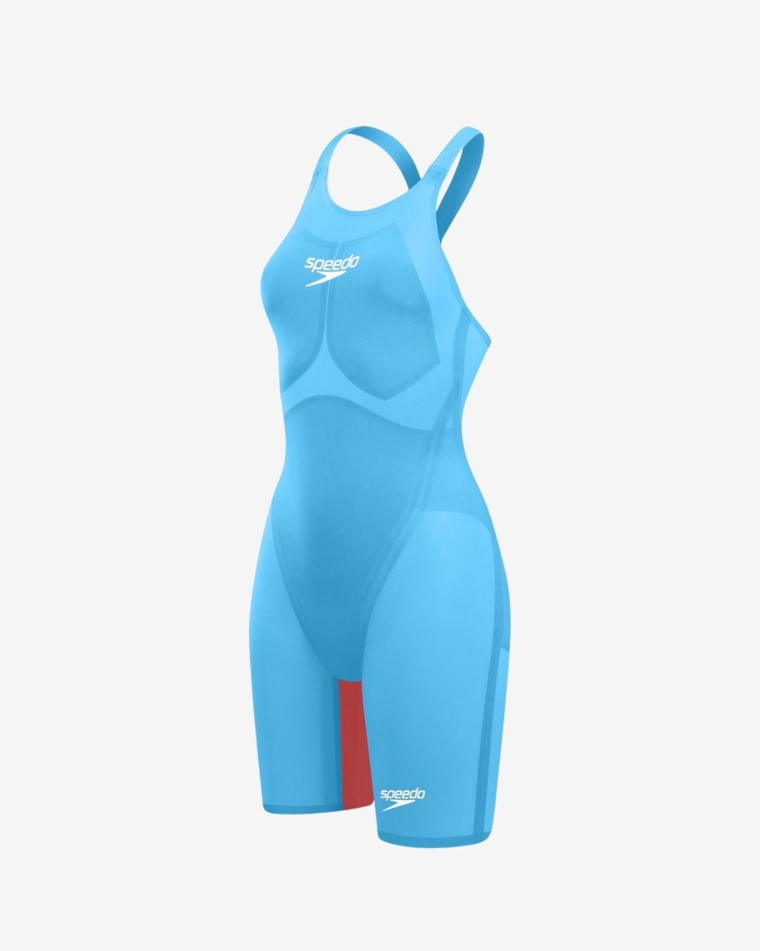 Costume Da Gara Donna Speedo Fastskin LZR Pure Valor 2.0 ClosedBack Picton Blue/Flame Red