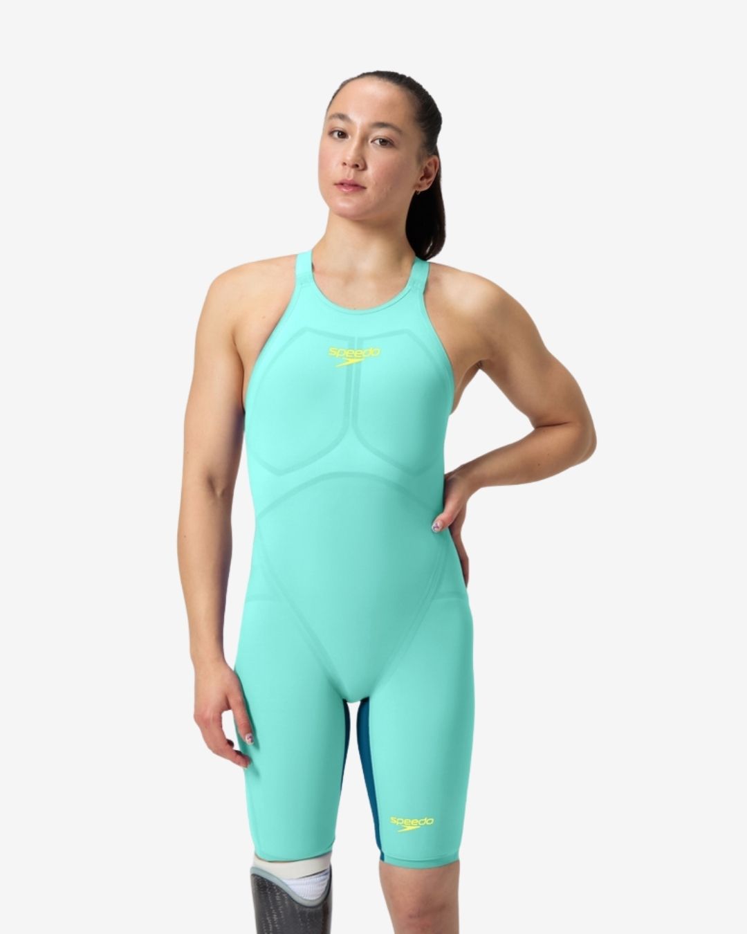 Costume Da Gara Donna Speedo Fastskin LZR Pure Valor 2.0 OpenBack Artic Glass