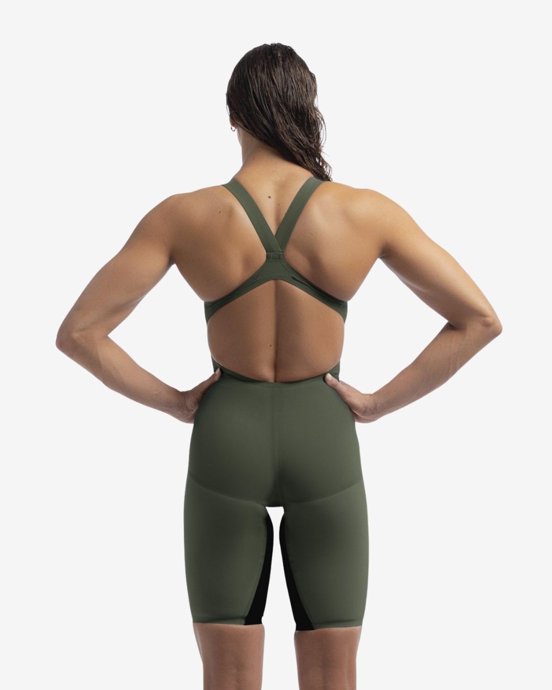 Costume Da Gara Donna Speedo Fastskin LZR Pure Valor 2.0 OpenBack Country Green