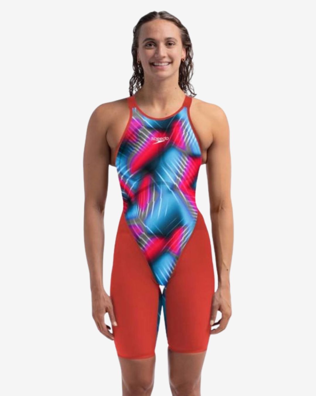 Costume Da Gara Donna Speedo Fastskin LZR Pure Valor 2.0 OpenBack Flame Red