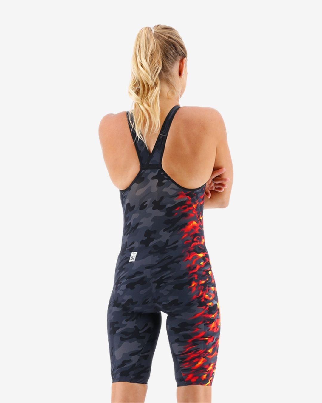 Costume Da Gara Donna Tyr Venzo Camo Fire ClosedBack Black