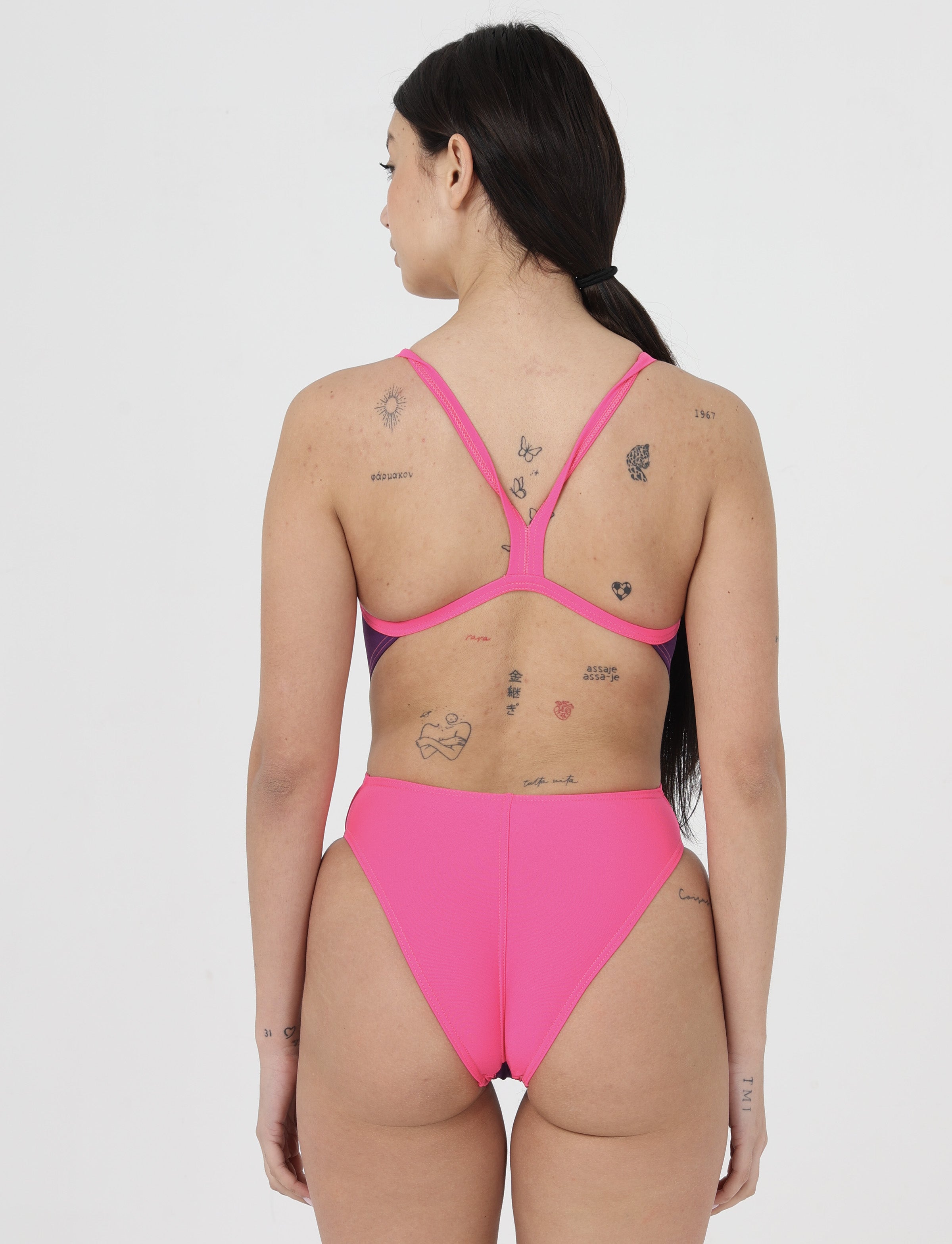 Costume Donna Bordato Aquajoy mod. Ariel Plum/Wonderland