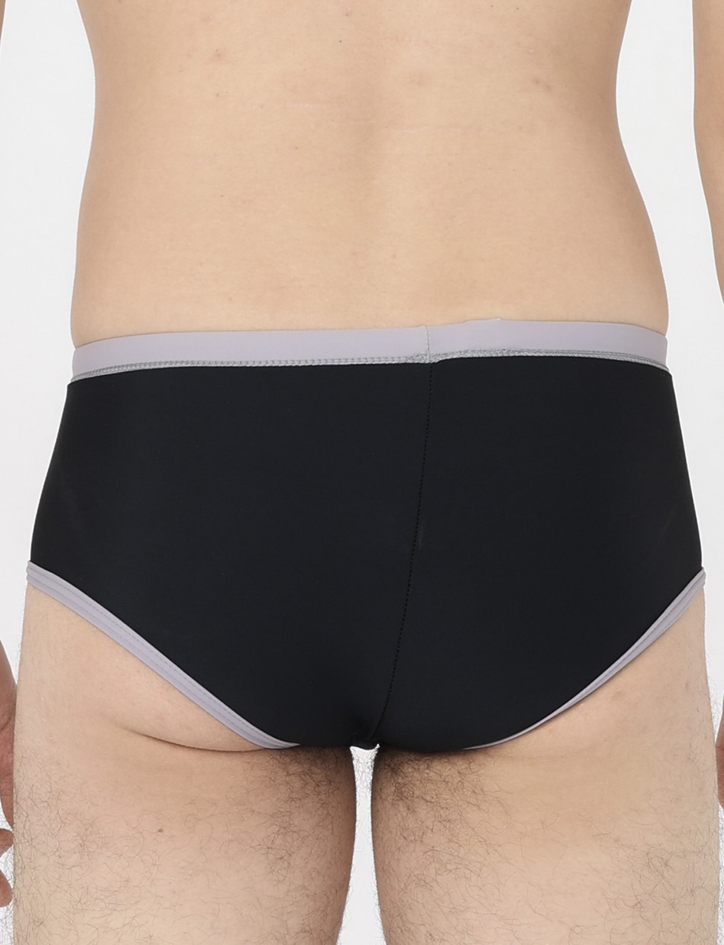 Costume Uomo Parigamba a Vita Bassa Aquajoy mod. One Logo Nero/Mercurio
