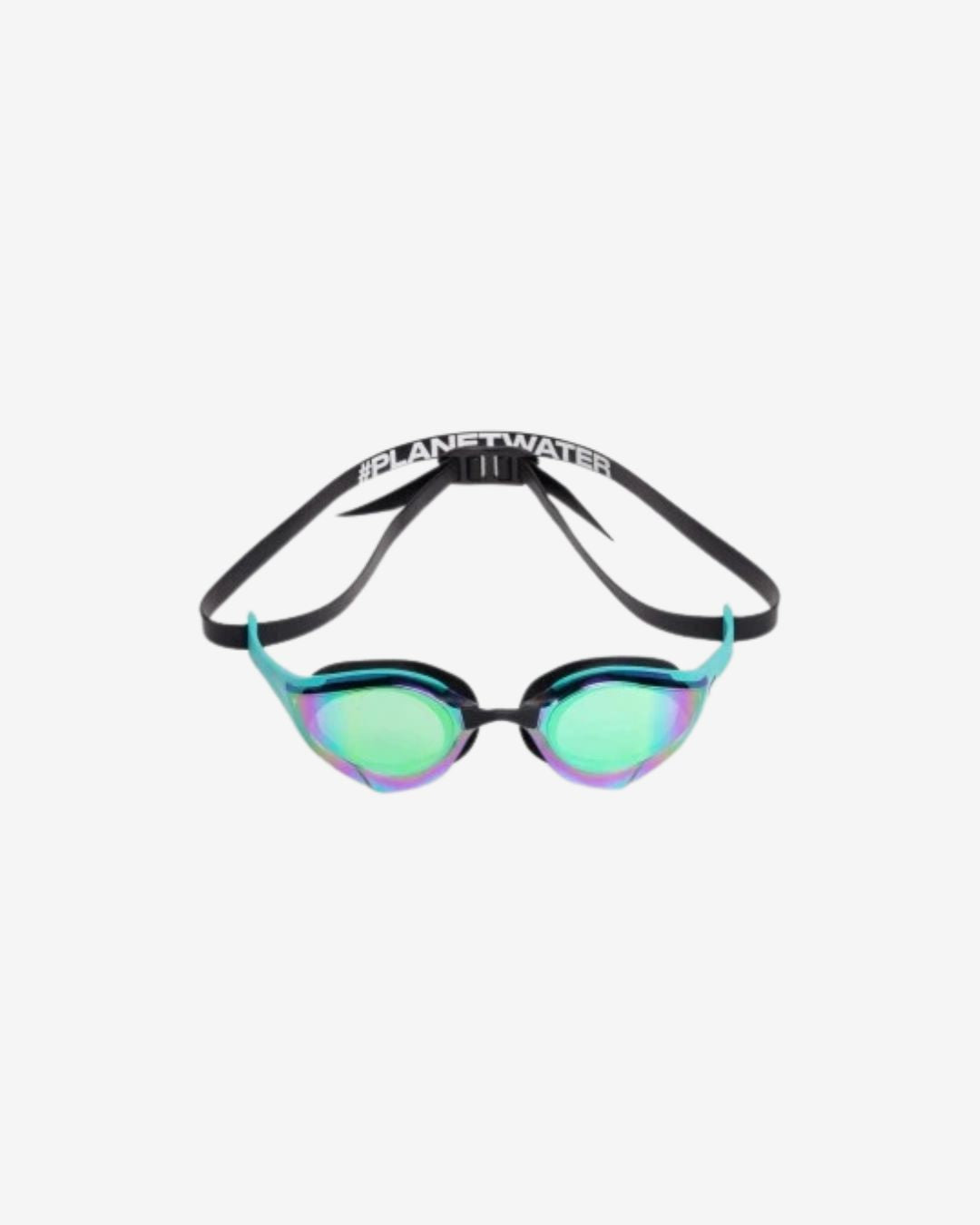 Occhialini Nuoto Specchiati Arena Cobra Edge Swipe Mirror Emerald Peacock