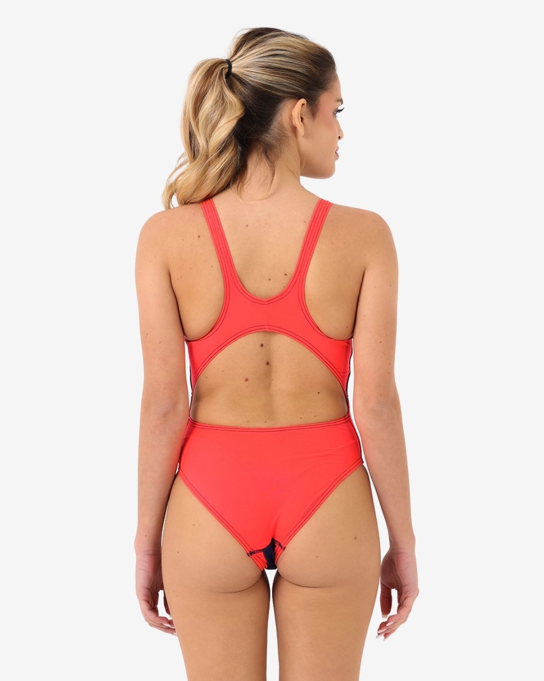 Costume Donna Olimpionico Bicolore mod. Salsedine/Cherry