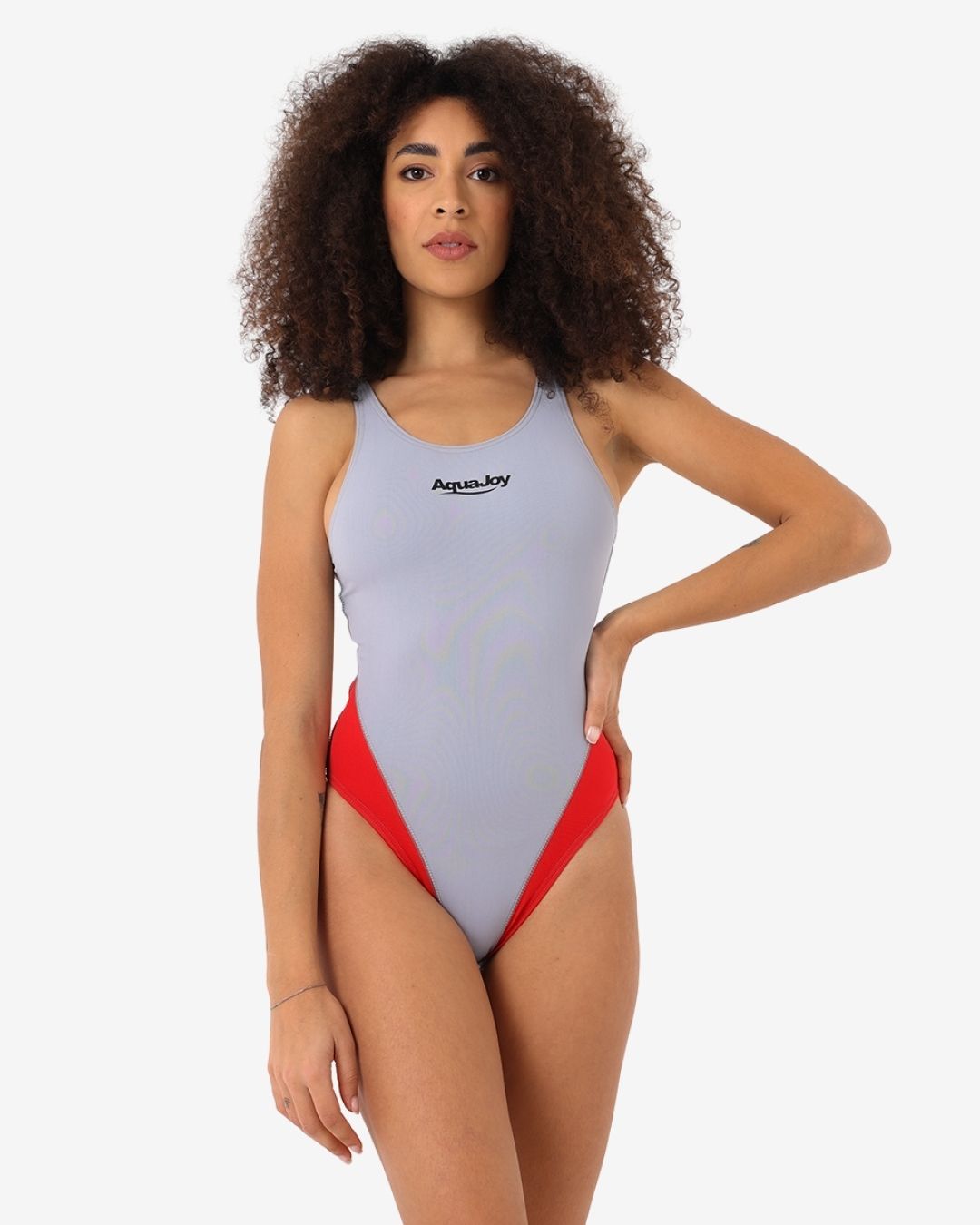 Costume Donna Olimpionico Tricolore mod. Mercurio/Red Pepper/Marigold