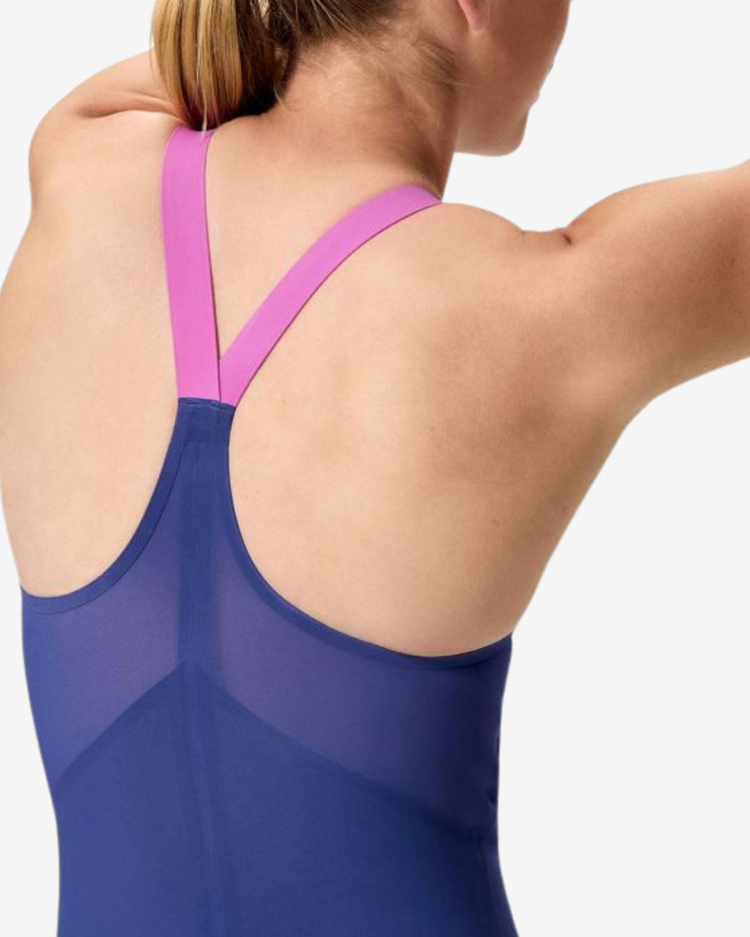 Costume Da Gara Donna Speedo Fastskin LZR Pure Valor 2.0 ClosedBack Blue Navy/Purple