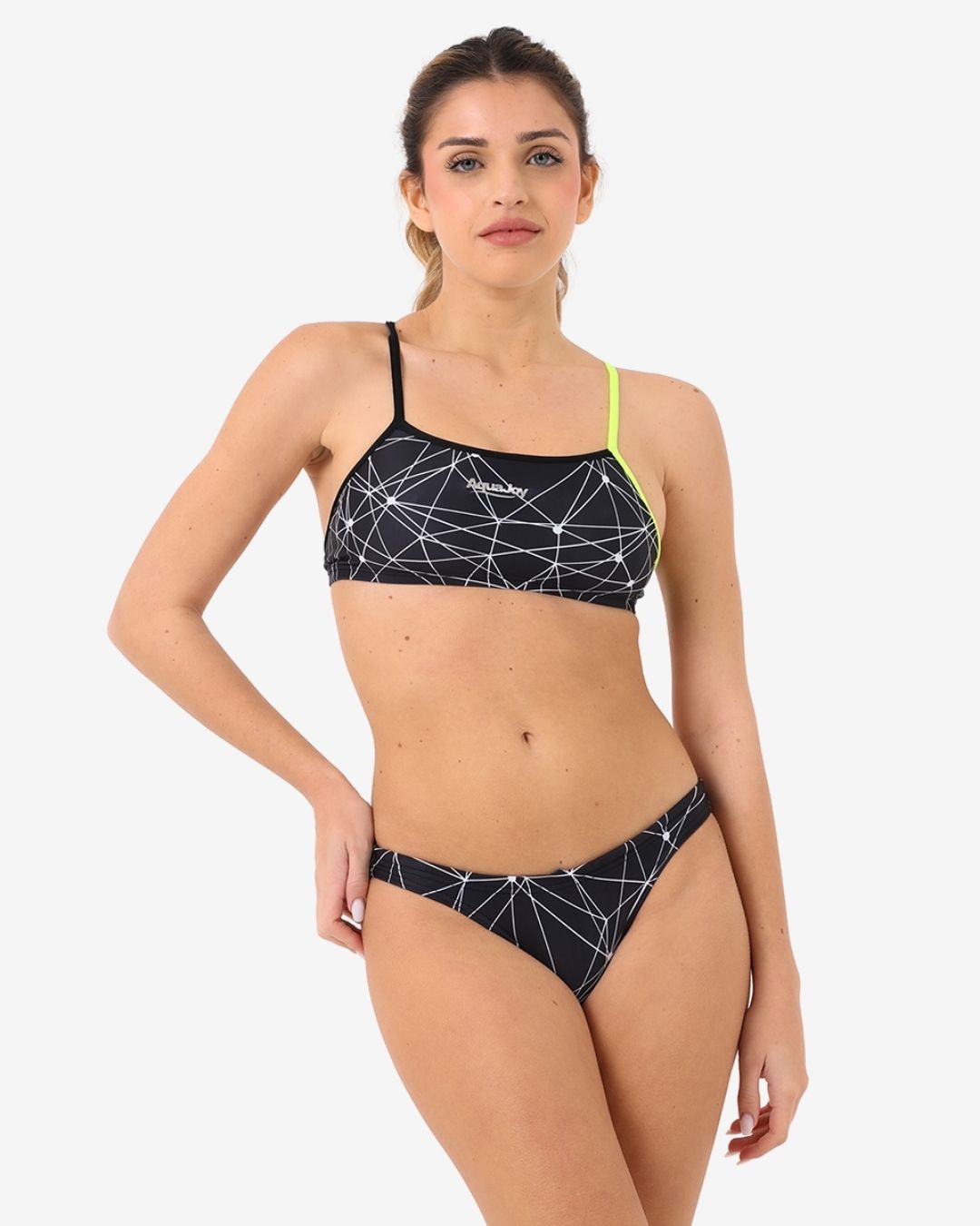 Costume Donna Bikini Corpetto mod. Spider Nero