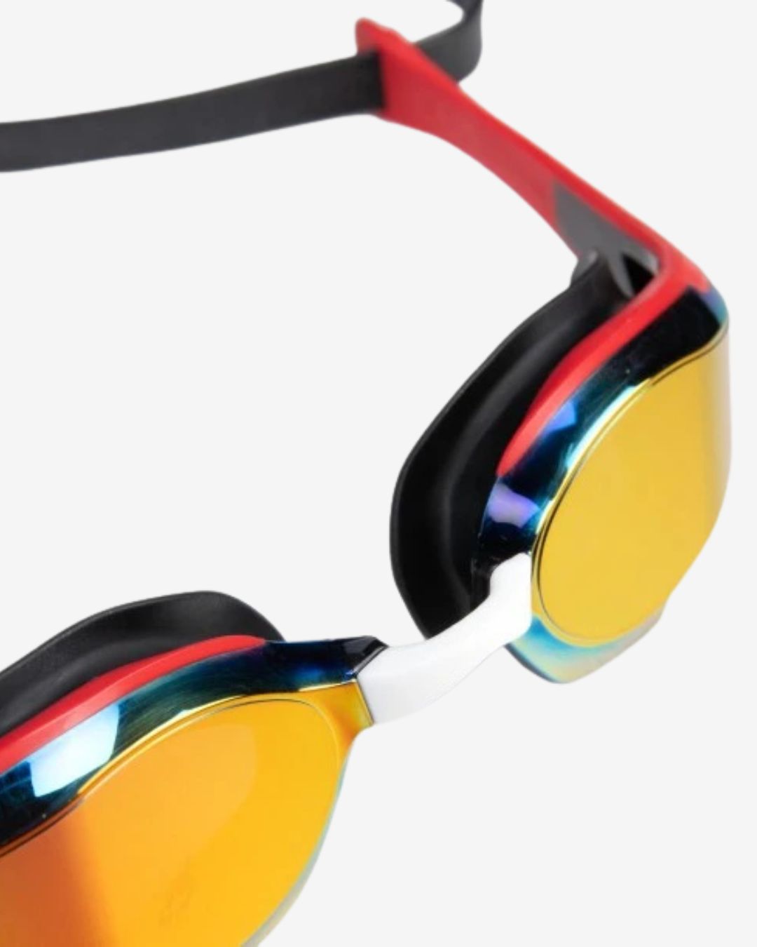 Occhialini Nuoto Specchiati Arena Cobra Edge Swipe Mirror Indomitus Ed.Limit. Gold/Red