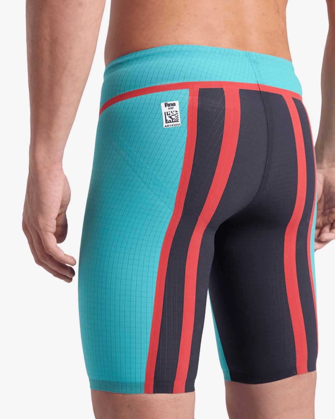Costume Da Gara Arena Powerskin Carbon Core-FX Jammer Uomo Turquoise Metallic
