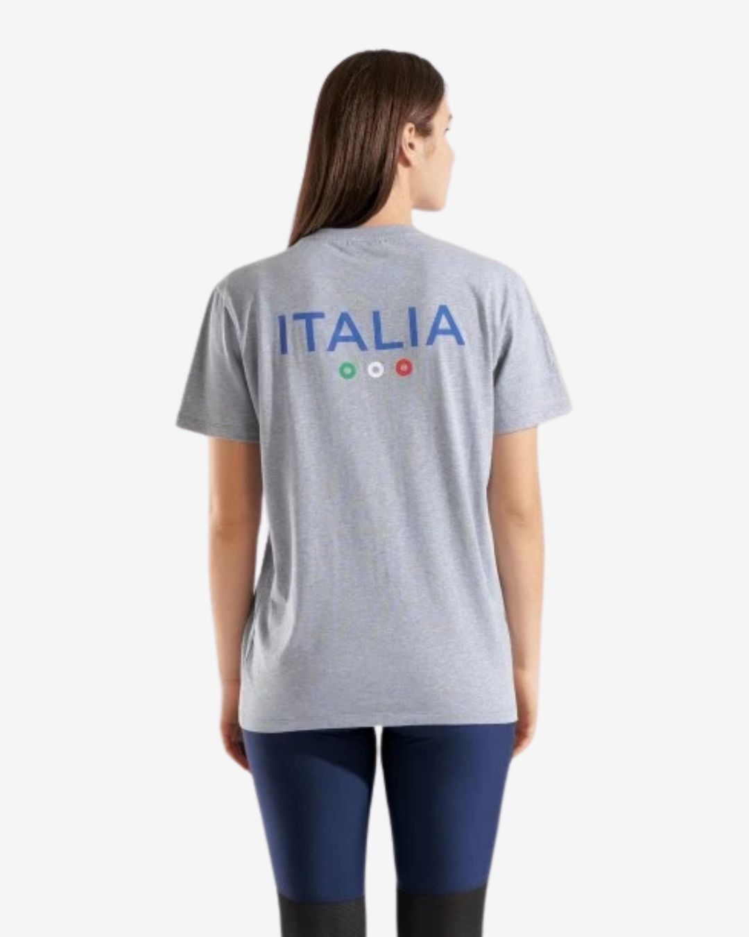 T Shirt Arena Unisex mod. Fin Team Italia Grigia
