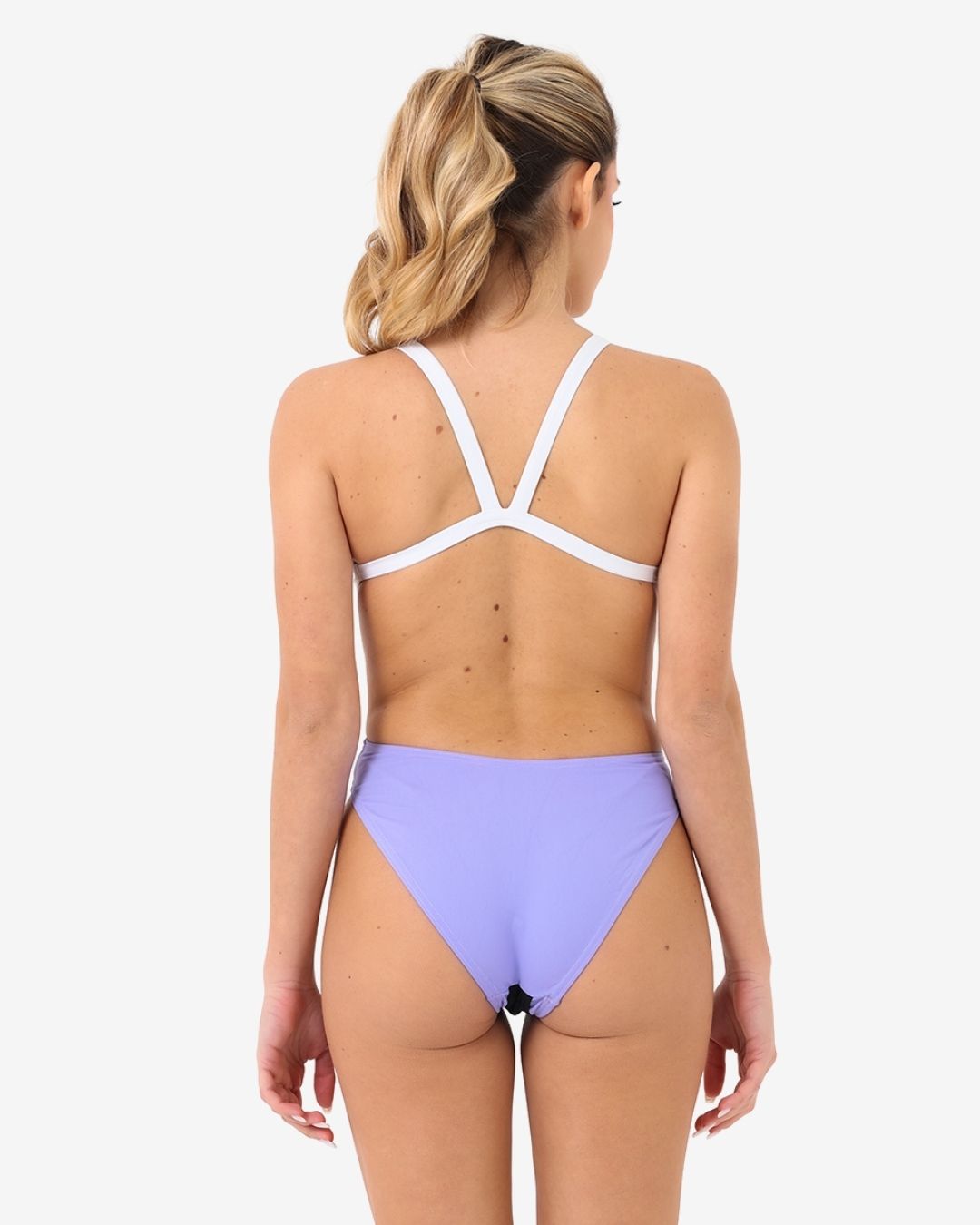 Costume Donna Bordato Bicolore mod. Nero/Scia