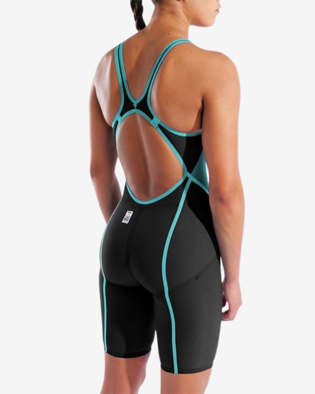 Costume Da Gara Arena Powerskin Carbon Glide Donna OpenBack Black-Biscay Bay Ed. Limit