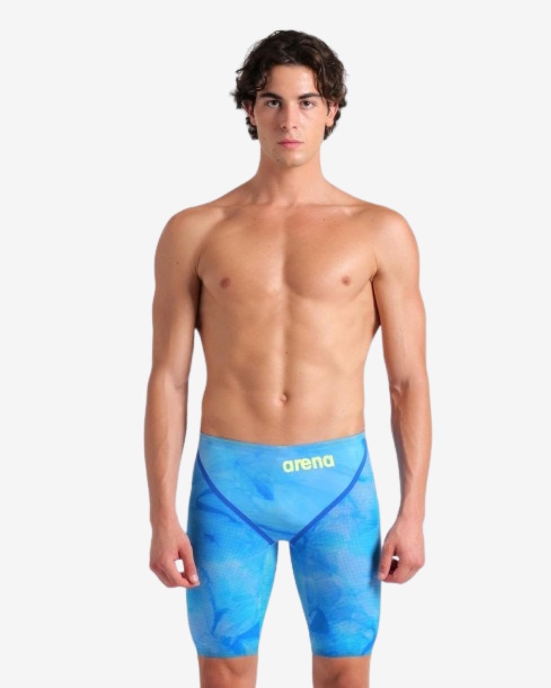 Costume Da Gara Arena Powerskin Carbon Glide Tie-Dye Jammer Uomo Cobalt