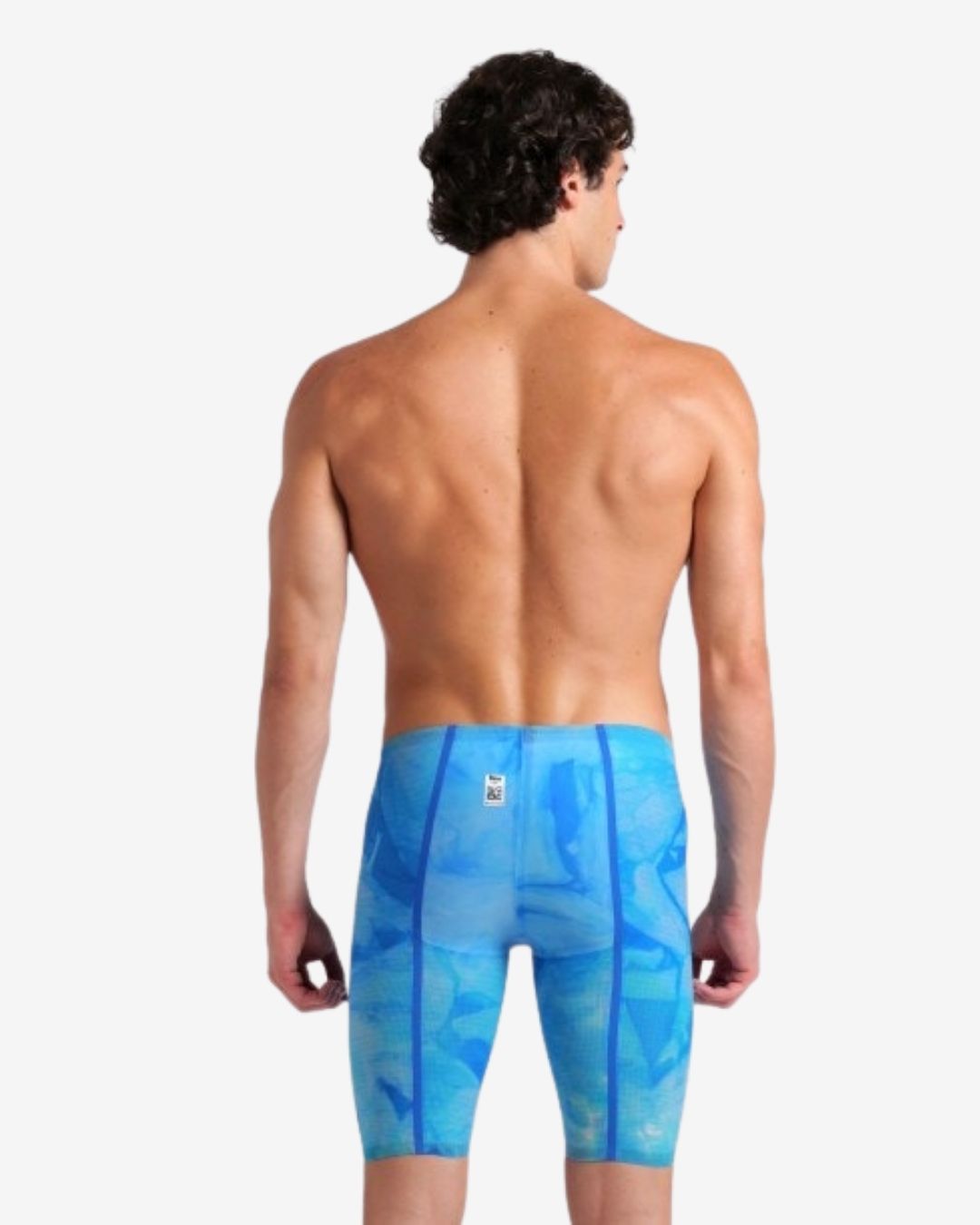 Costume Da Gara Arena Powerskin Carbon Glide Tie-Dye Jammer Uomo Cobalt