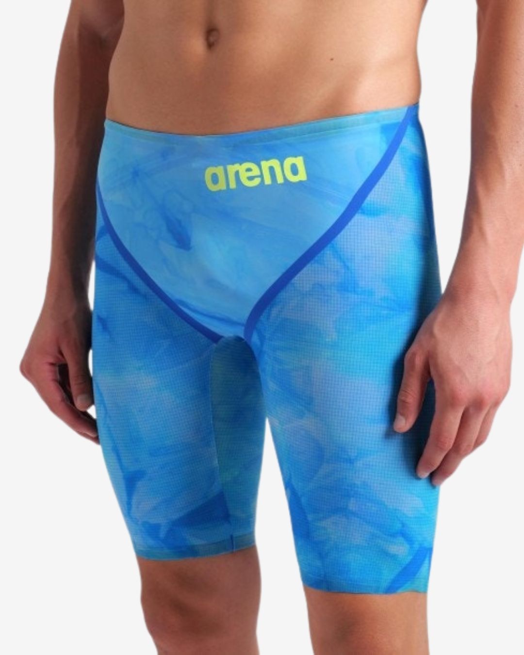 Costume Da Gara Arena Powerskin Carbon Glide Tie-Dye Jammer Uomo Cobalt