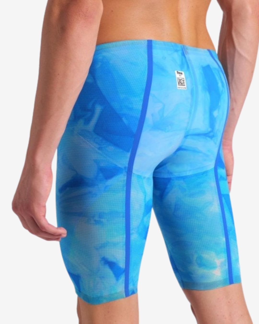 Costume Da Gara Arena Powerskin Carbon Glide Tie-Dye Jammer Uomo Cobalt