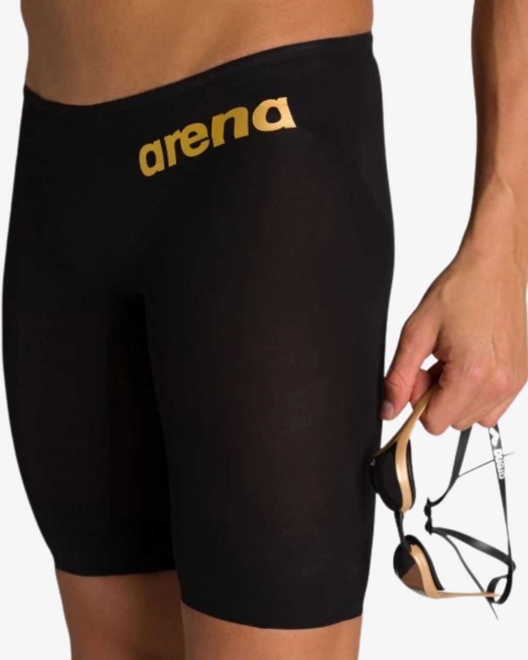 Costume Da Gara Arena Powerskin Carbon Air 2 Jammer Uomo Black Gold
