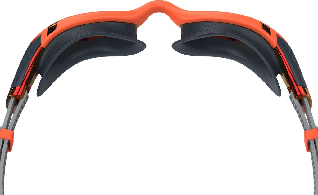 Occhialini Nuoto Specchiati Speedo Biofuse 2.0 Mirror Amber /Steel/Crimson