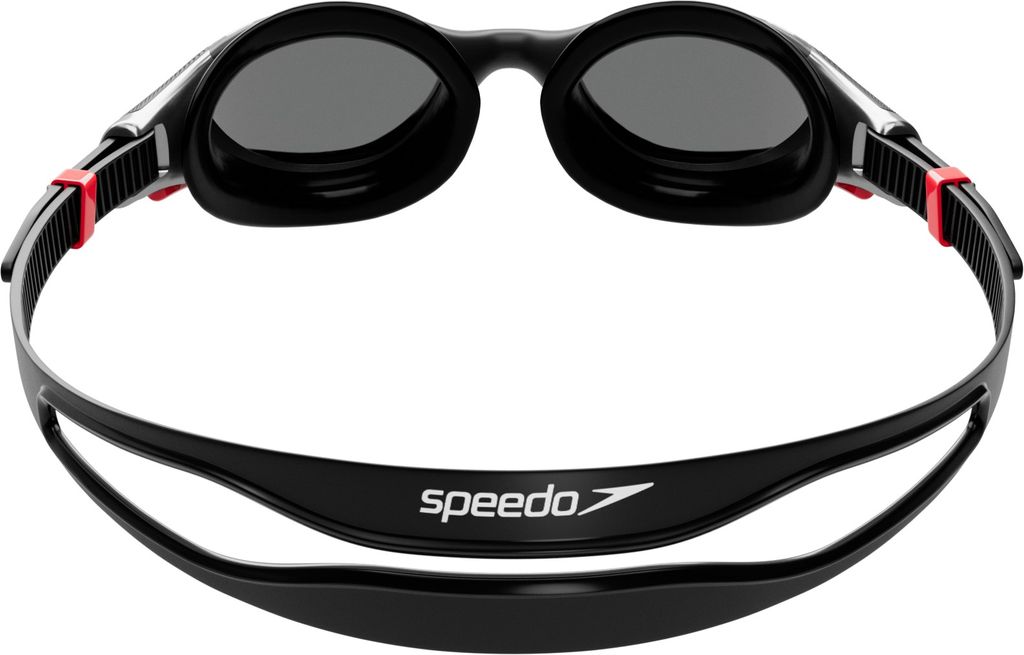 Occhialini Nuoto Specchiati Speedo Biofuse 2.0 Mirror Black/Red/Chrome