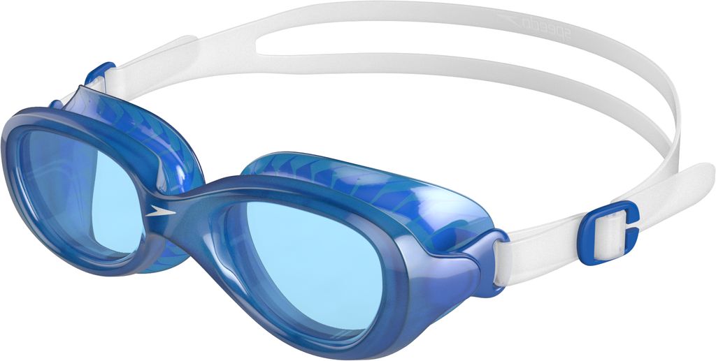 Occhialini Nuoto Bambino Speedo Futura Classic Clear/Neon Blue