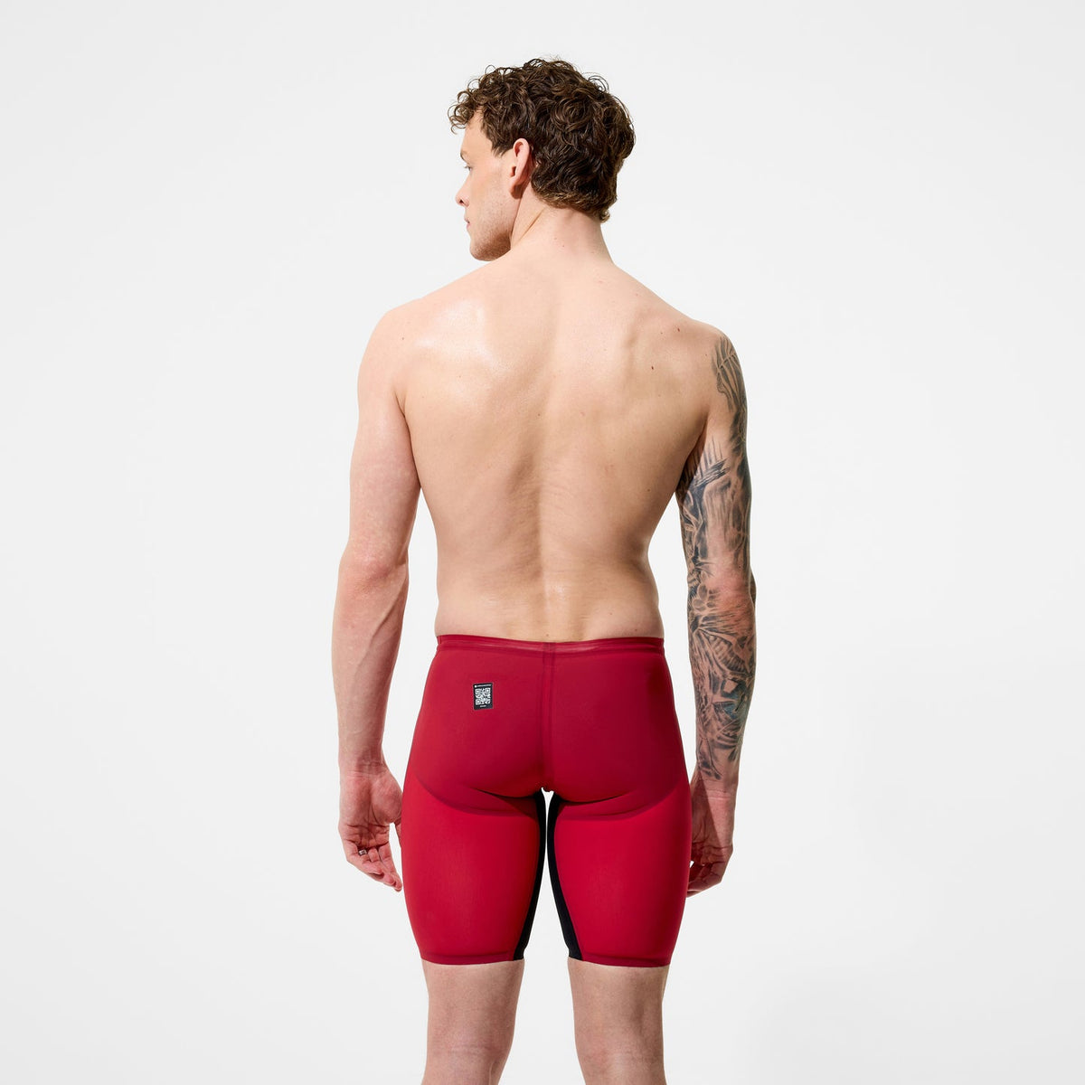 Costume da Gara Uomo Speedo LZR Pure Valor 2.0 Jammer Rosso/Nero
