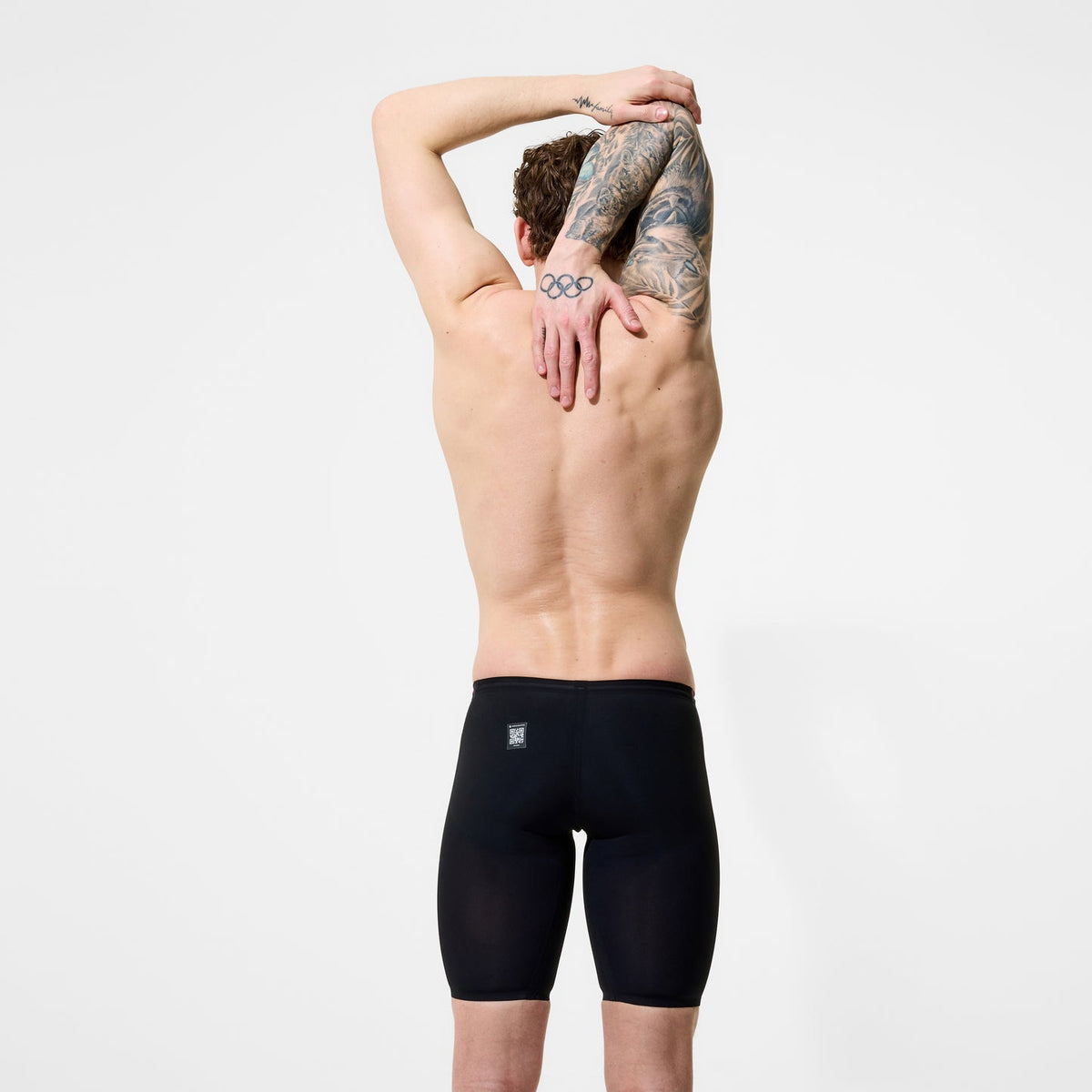 Costume da Gara Uomo Speedo LZR Pure Valor 2.0 Jammer Nero Stampato
