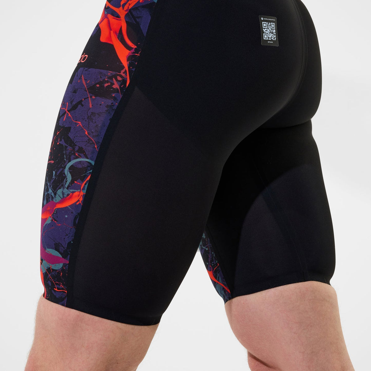 Costume da Gara Uomo Speedo LZR Pure Valor 2.0 Jammer Nero Stampato