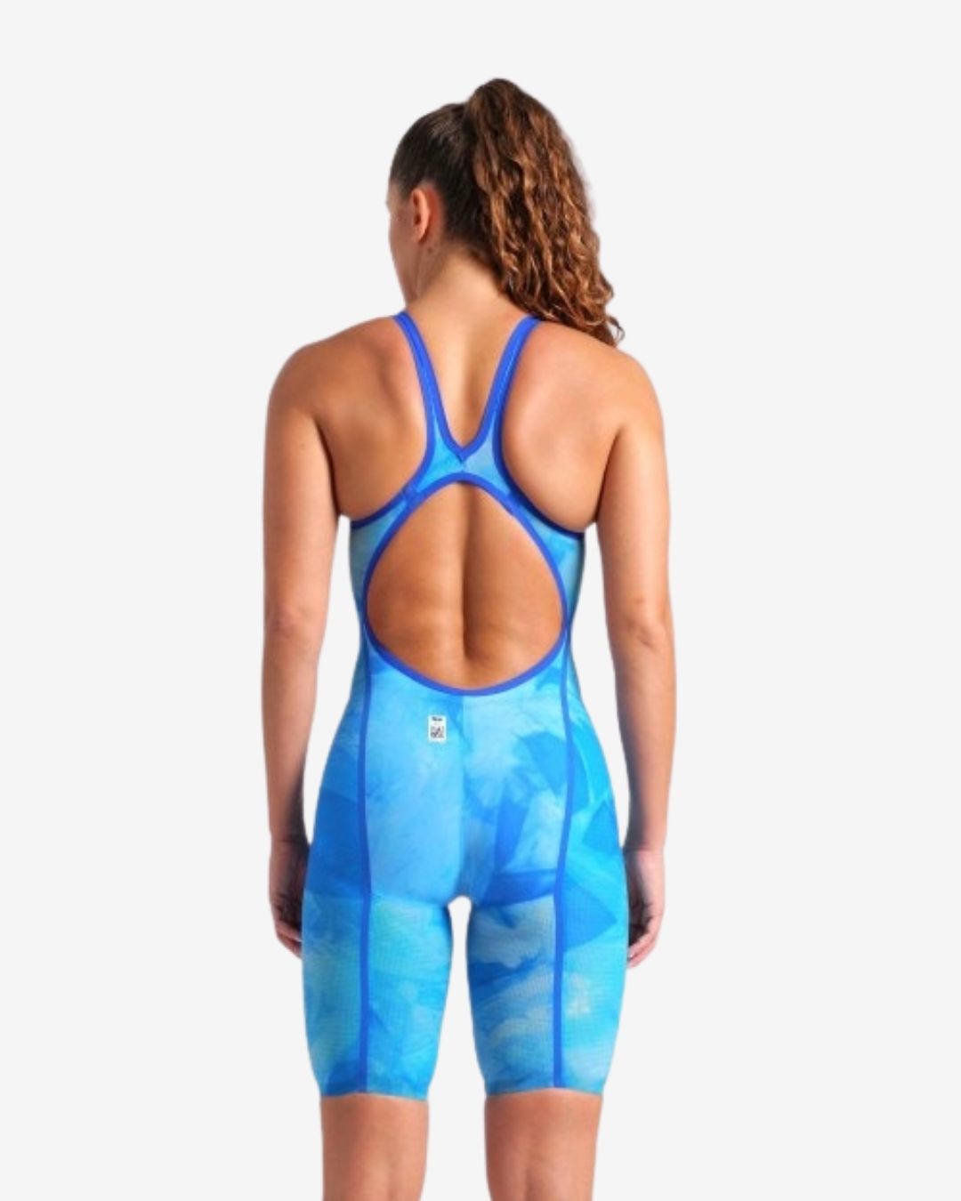 Costume Da Gara Arena Powerskin Carbon Glide Tie-Dye Donna OpenBack Cobalt