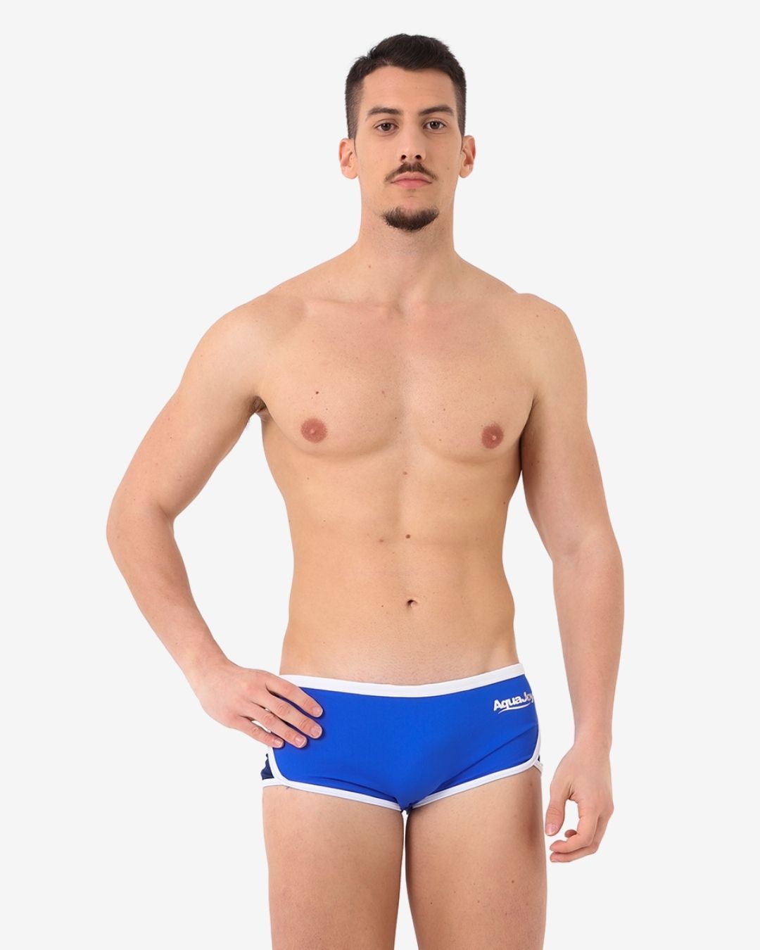 Costume Parigamba Uomo Bicolore – AquaJoy Baja Blu/Salsedine