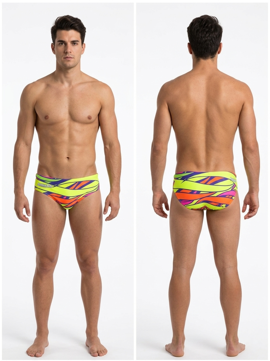 Costume uomo Aquajoy mod. Fluo Stripes